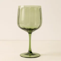 Novastyl Verres^4 Verres À PiedRiviera 49Cl En VerreVert