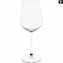 3 Verres à vin rouge Grace transparents - 52cl-Cosy Moments Best