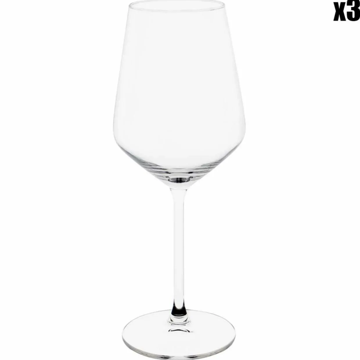 3 Verres à vin rouge Grace transparents - 52cl-Cosy Moments Best