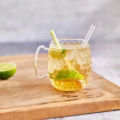 6 Verres avec anse Moscow Mule transparents - 50cl-Cosy Moments Discount