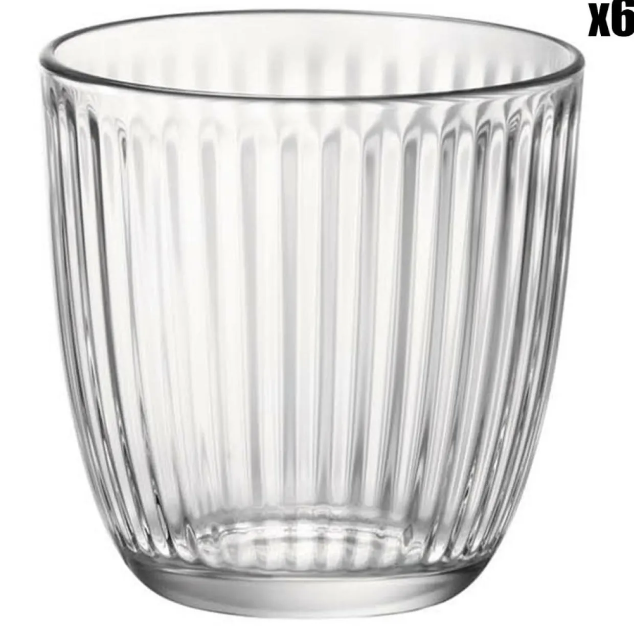 6 Verres Line transparents - 29 cl-Bormioli