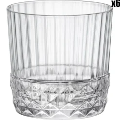 6 Verres Rocks America's transparents - 30 cl-Bormioli Best