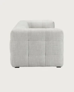 Alto - Canapé capitonné 3 places en tissu-Uniqka Sale