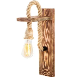 Applique murale Erebos bois - 11x18x40cm-Opviq Online