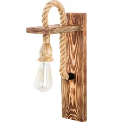 Applique murale Erebos bois - 11x18x40cm-Opviq Online