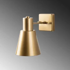 Applique murale Funnel dorée - 14x24x21 cm-Opviq