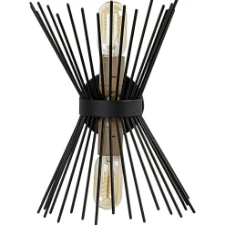 Opviq Appliques Murales^Applique Murale Kirpi noire - 23x16x33 cm