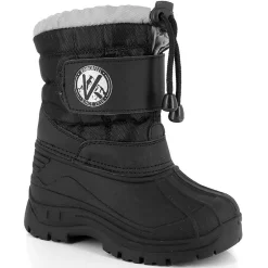 Femme Kimberfeel Bottes^Après-ski fourrés Montreal noirs