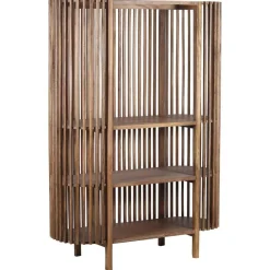 Bois & Chiffons Meubles De Rangement^Armoire ajourée manguier boston naturel - 127x50x178 cm
