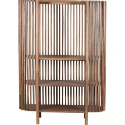 Bois & Chiffons Meubles De Rangement^Armoire ajourée manguier boston naturel - 127x50x178 cm