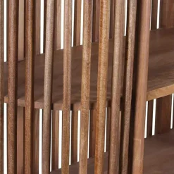 Bois & Chiffons Meubles De Rangement^Armoire ajourée manguier boston naturel - 127x50x178 cm