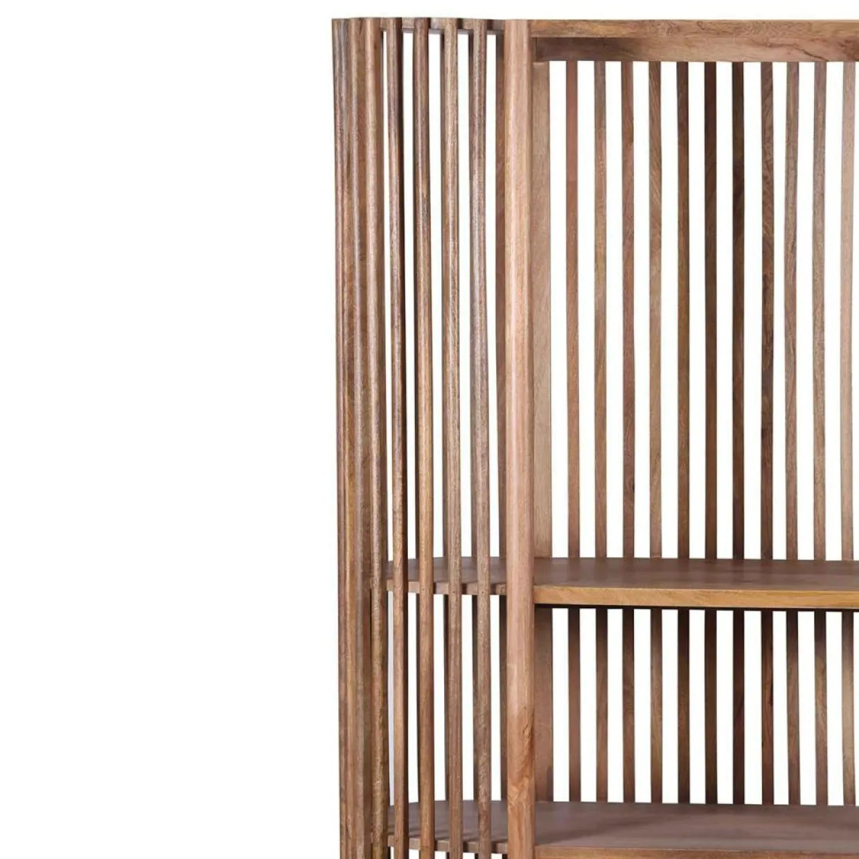 Bois & Chiffons Meubles De Rangement^Armoire ajourée manguier boston naturel - 127x50x178 cm
