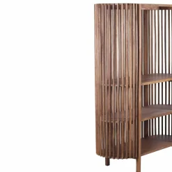 Bois & Chiffons Meubles De Rangement^Armoire ajourée manguier boston naturel - 127x50x178 cm