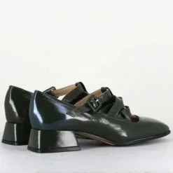 Femme Garrice Lab Derbies^Babies en Cuir 5516 lux vertes