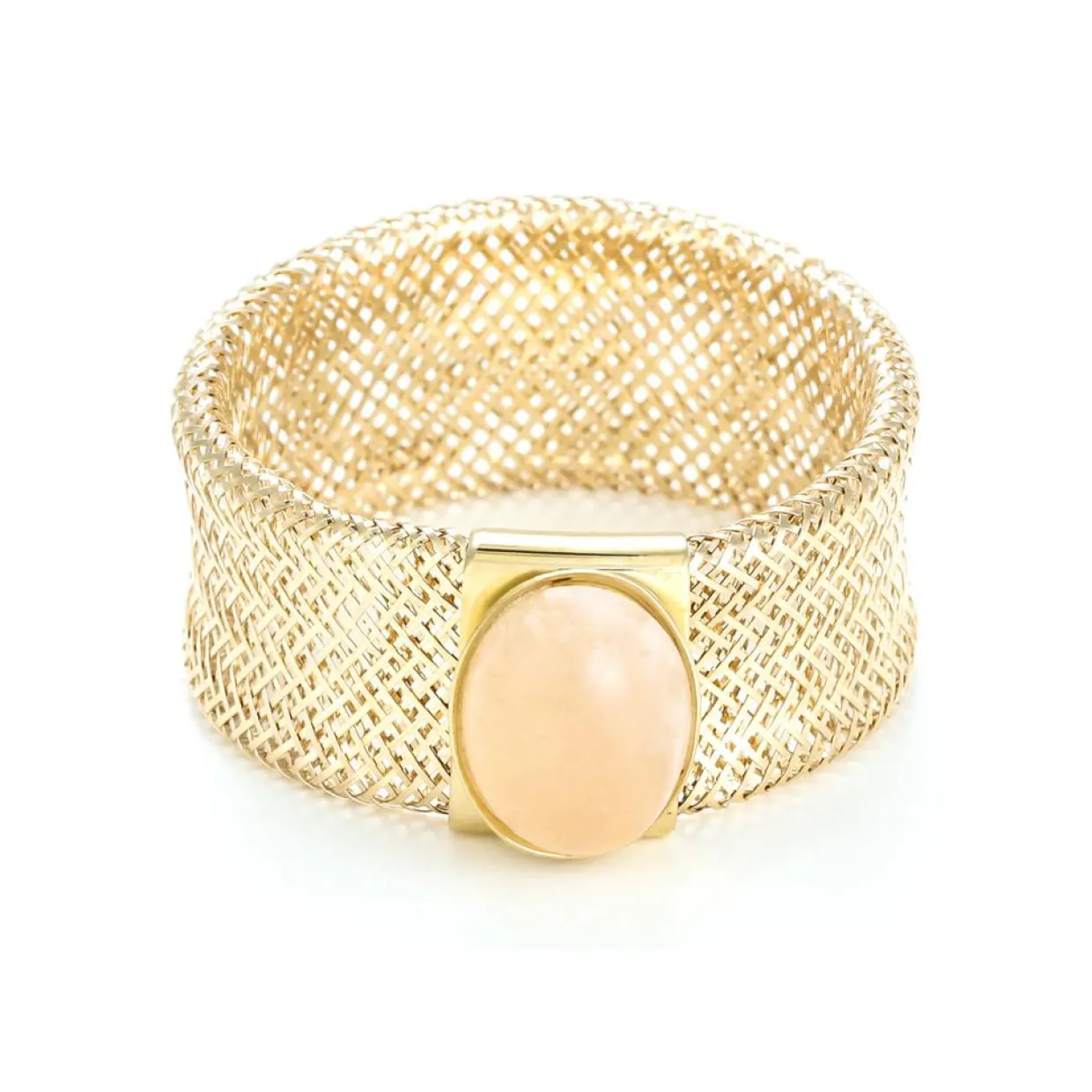 Bague ajustable Flamboyant Quartz rose or jaune-Instant d'Or Best