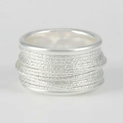 Bague Amos en Argent-By Rafaella Outlet
