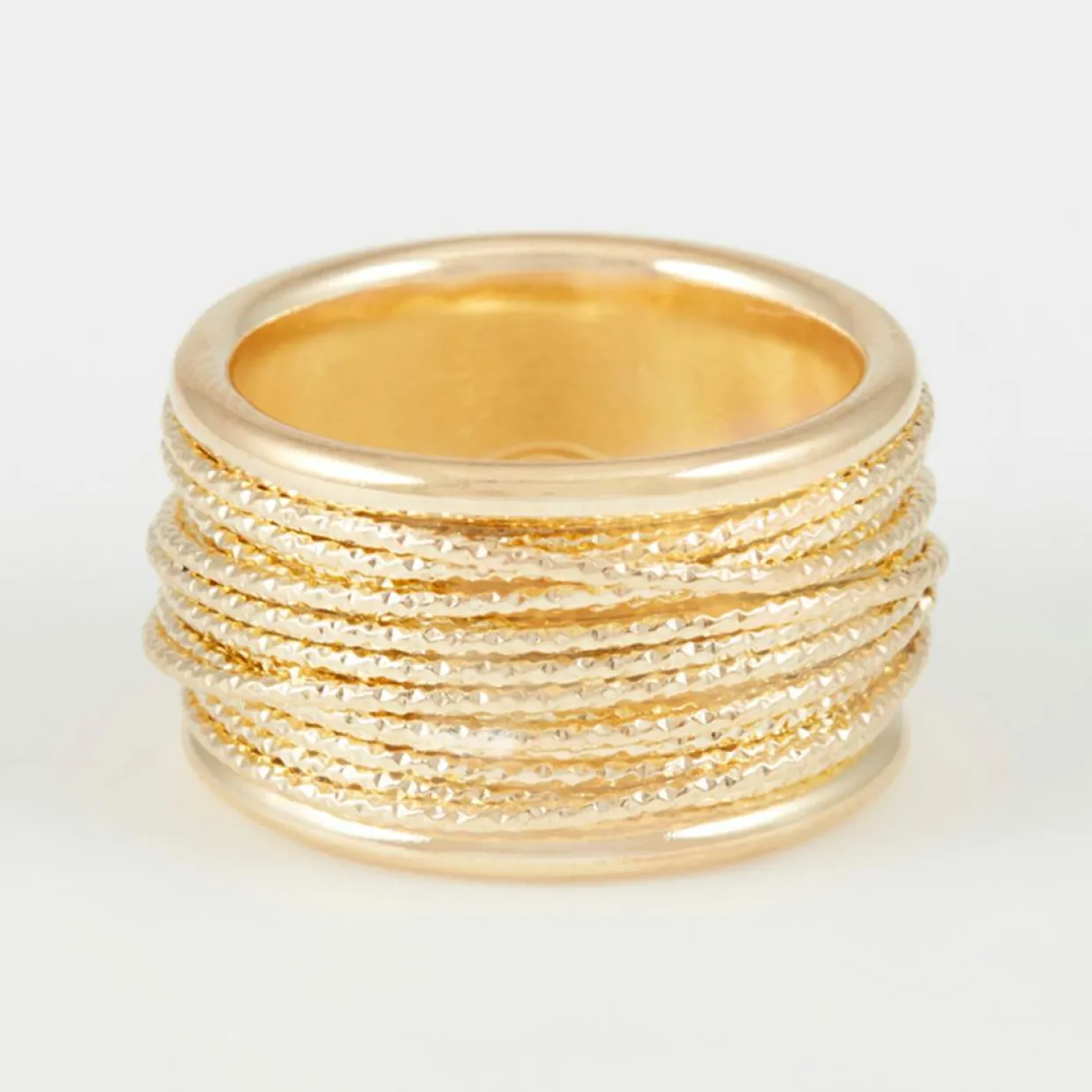 Bague Amos en Argent doré-By Rafaella New