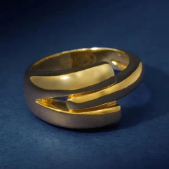 Femme By Rafaella Bagues^Bague Dana en Argent doré