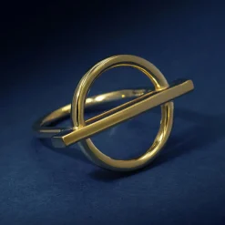 Bague Giuseppa en Argent doré-By Rafaella Sale