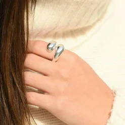 Bague Hephaistos en Argent-By Rafaella Outlet