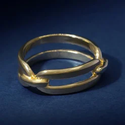 Femme By Rafaella Bagues^Bague Hydor en Argent doré