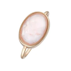Femme Moonstone Bagues^Bague Lisa Quartz rose en laiton doré