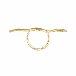 Bague Melina dorée-Aurelie Bidermann