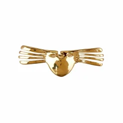 Bague Melina Masque en plaqué or-Aurelie Bidermann Discount