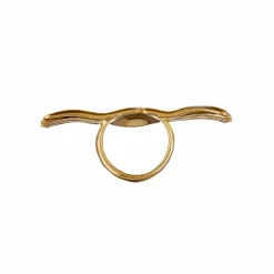 Bague Melina Masque en plaqué or-Aurelie Bidermann Discount