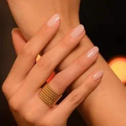 Bague Misam en Argent doré-By Rafaella