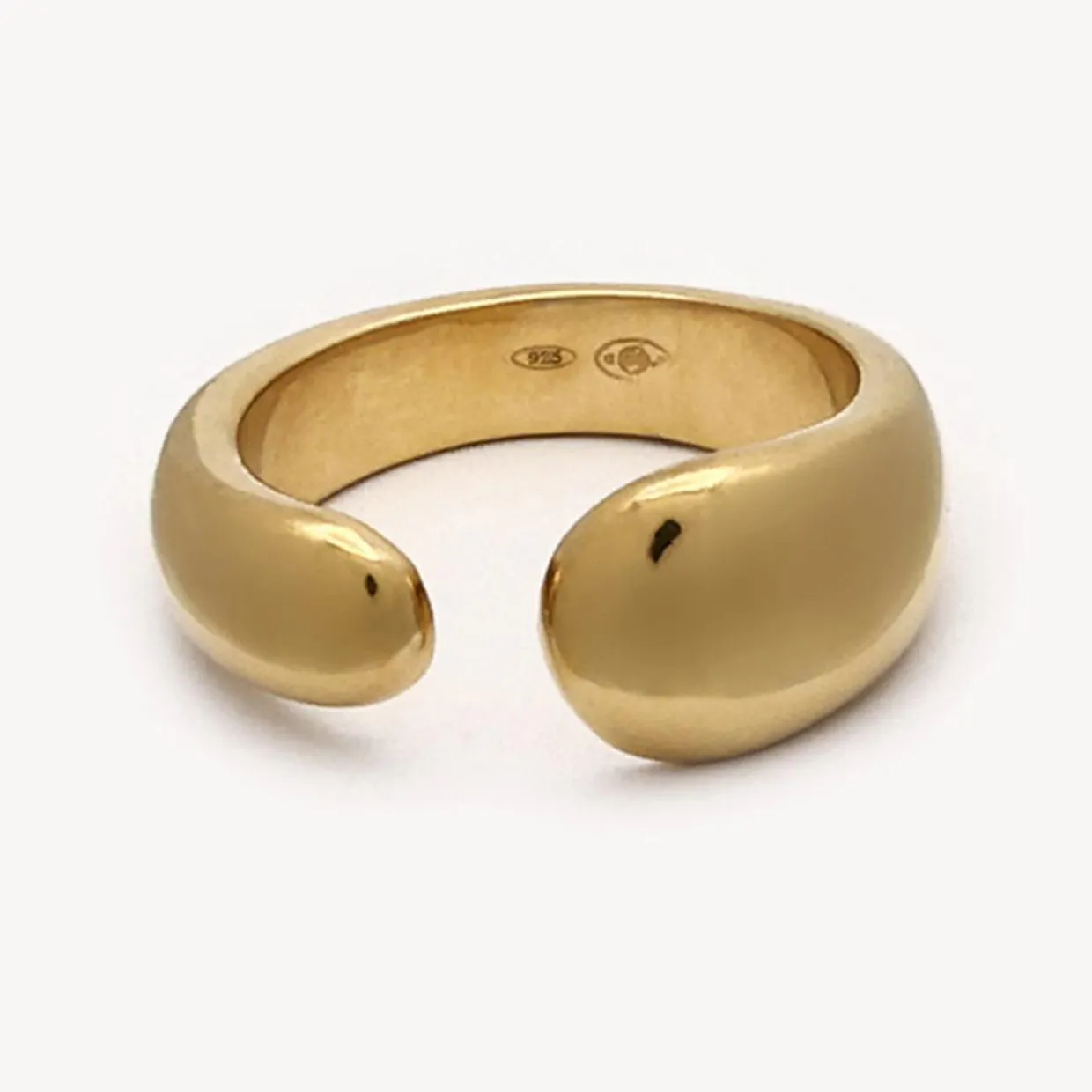 Bague Nuccia en Argent doré-By Rafaella Outlet