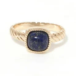 Bague Pamela Lapis en laiton doré-Moonstone