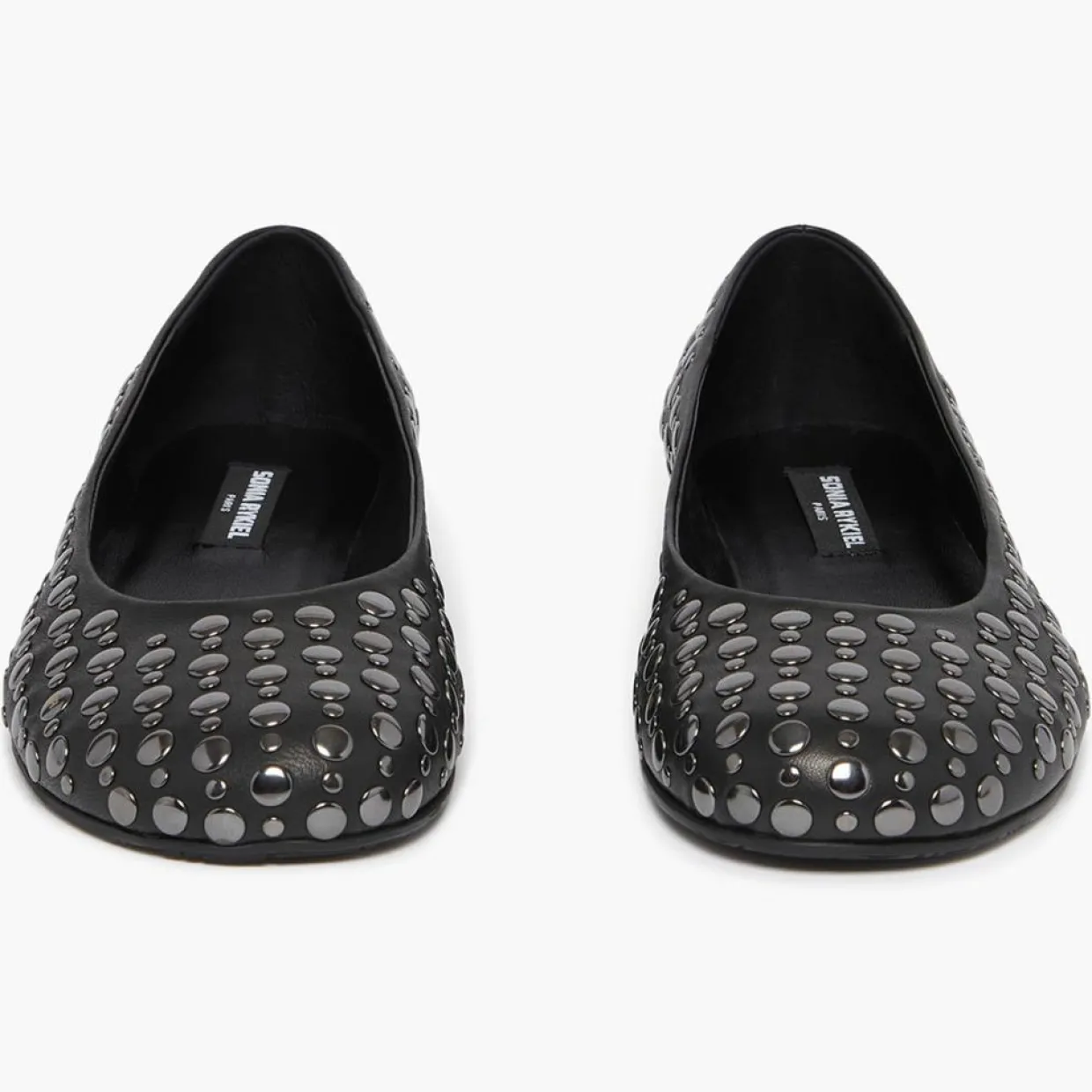 Ballerines en Cuir Beaune noires-Sonia Rykiel Discount