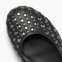 Ballerines en Cuir Beaune noires-Sonia Rykiel Discount