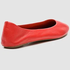 Femme Cosmoparis Ballerines^Ballerines en Cuir Vixa corail