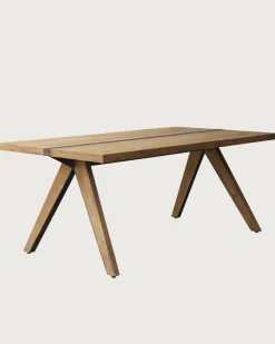Uniqka Tables^Bandung - Table repas en teck massif