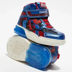 Baskets à lumières Grayjay Spider-Man x Marvel bleu/rouge-Geox Online