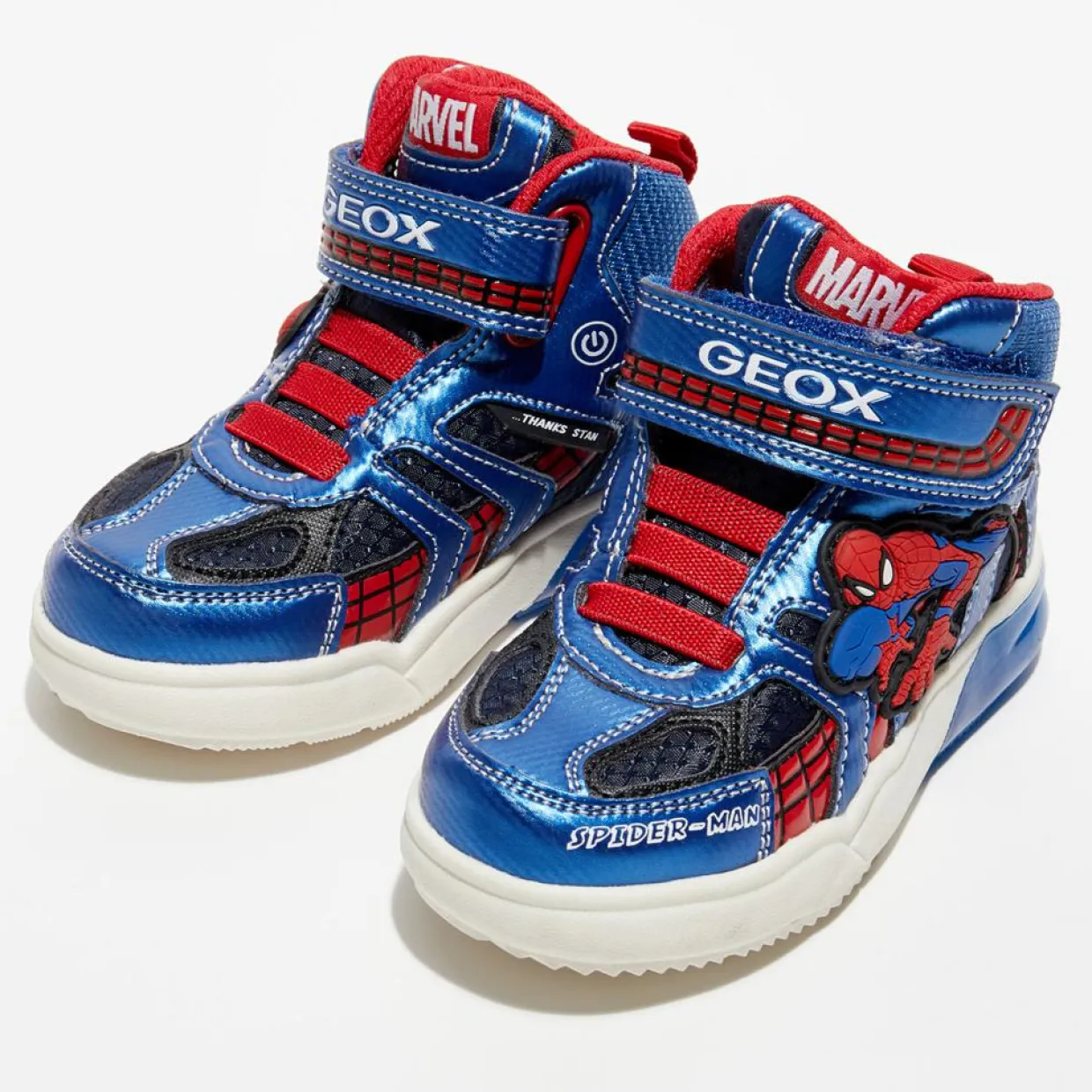 Baskets à lumières Grayjay Spider-Man x Marvel bleu/rouge-Geox Online