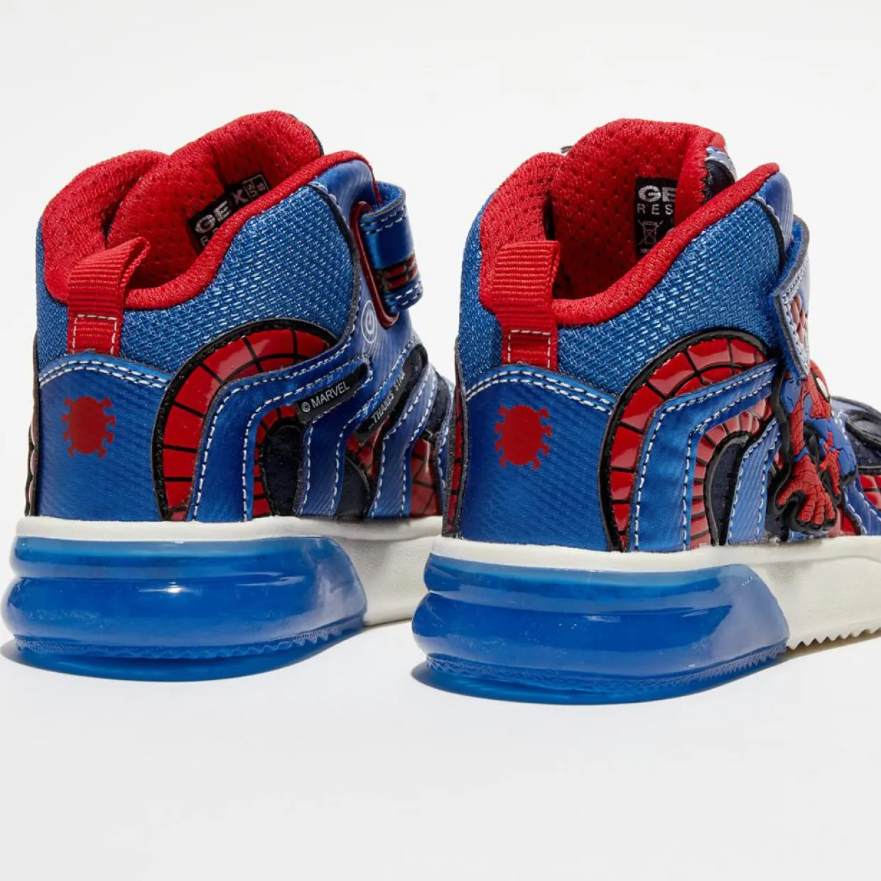 Baskets à lumières Grayjay Spider-Man x Marvel bleu/rouge-Geox Online