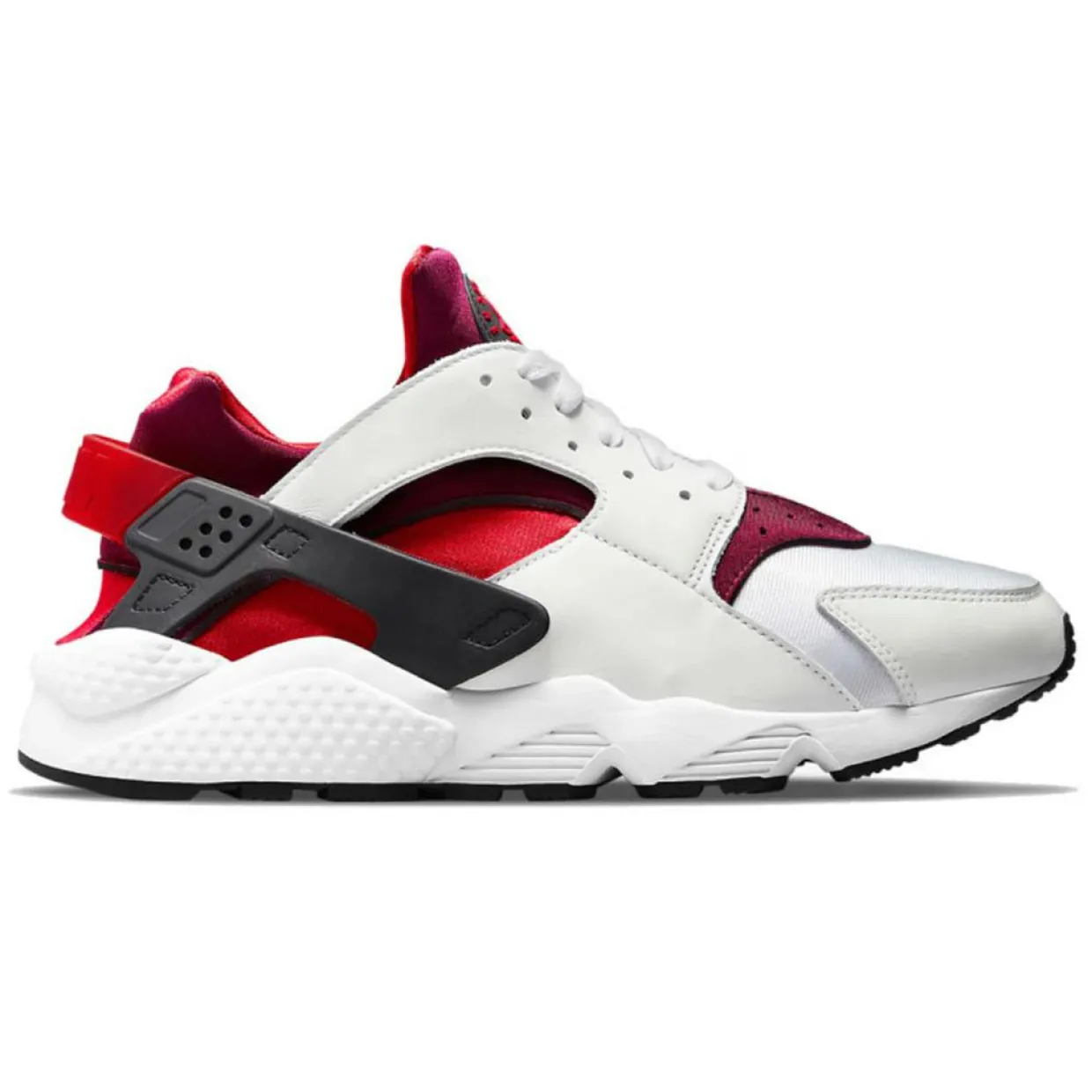 Homme Nike Baskets^Baskets Air Huarache Run blanc/rouge