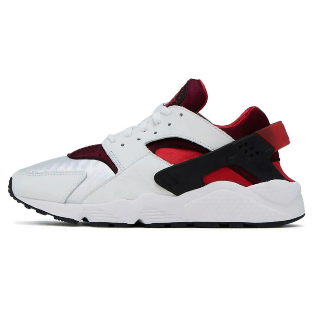 Homme Nike Baskets^Baskets Air Huarache Run blanc/rouge