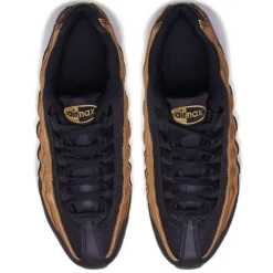 Femme Nike Baskets^Baskets Air Max 95 Gs noir/doré