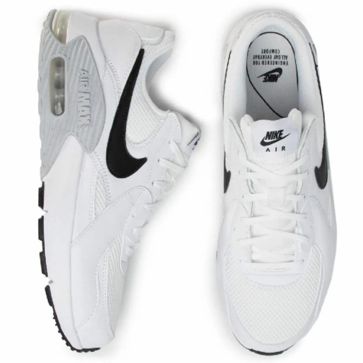Homme Nike Baskets^Baskets Air Max Excee blanc/gris