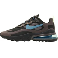Baskets Air Max React 270 gris/noir/bleu-Nike