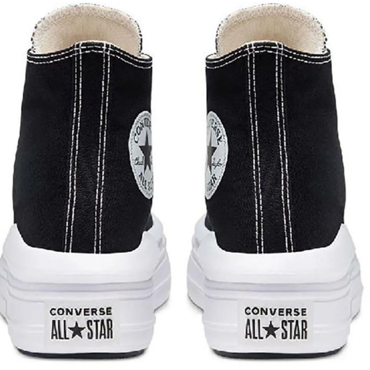 Femme Converse Baskets^Baskets All Star Move Platform noires