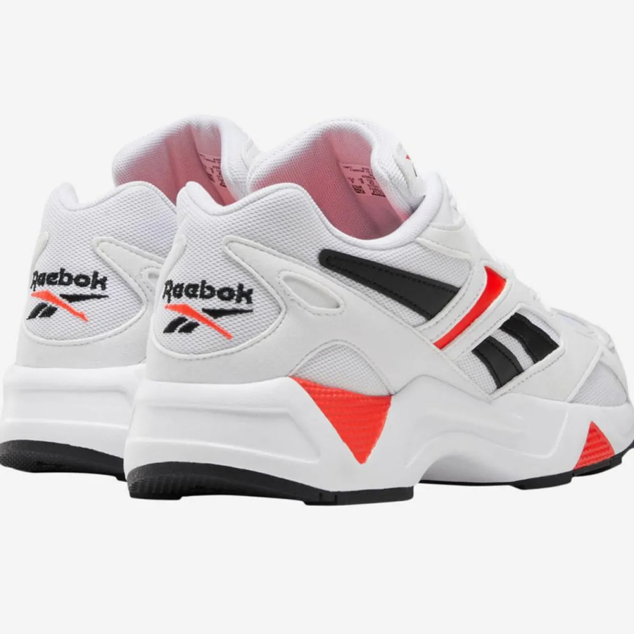 Femme Reebok Baskets^Baskets Aztrek 96 blanc/noir/orange