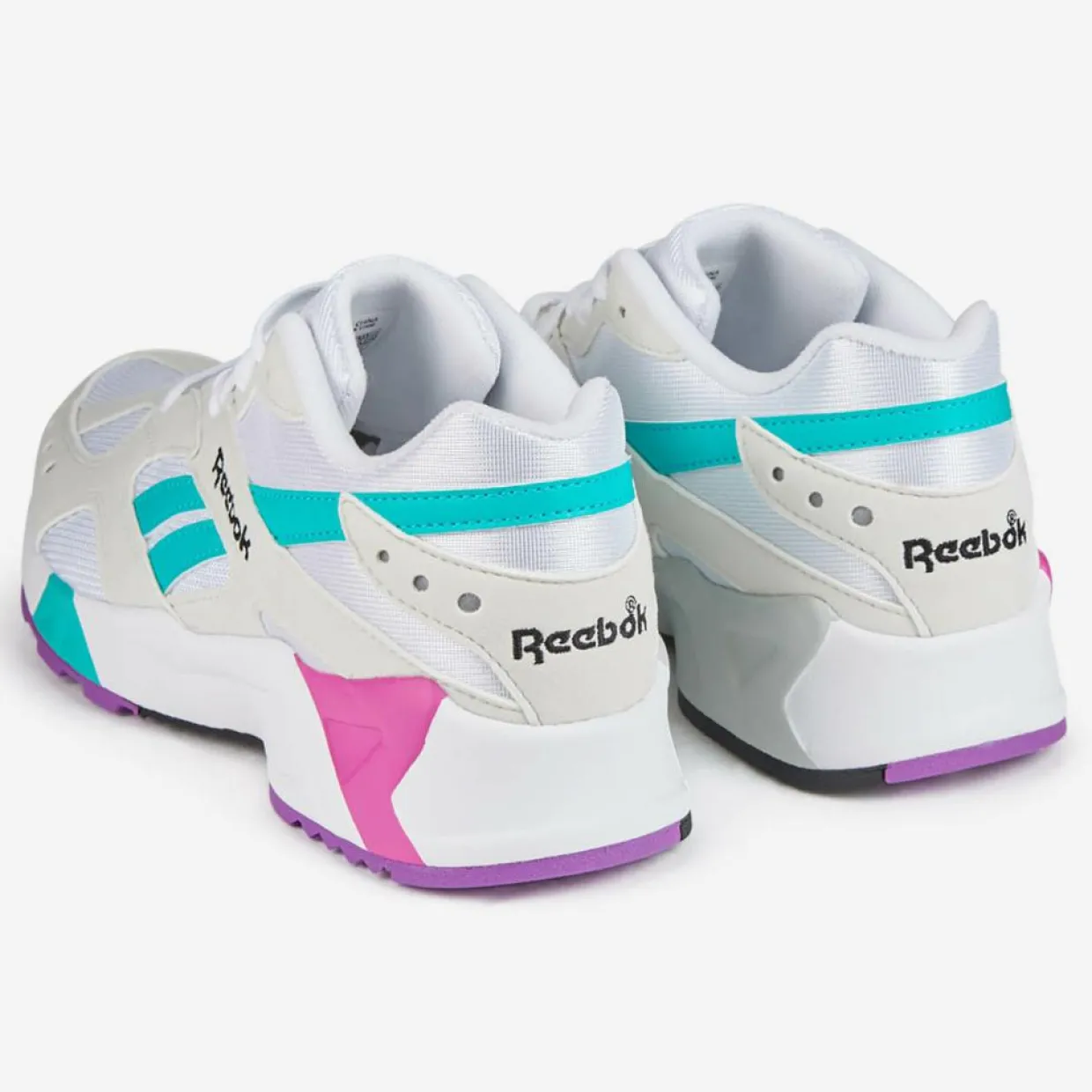 Femme Reebok Baskets^Baskets Aztrek blanc/Vioelt/Rose