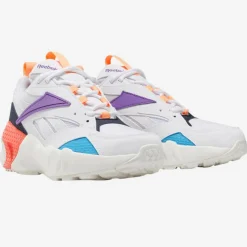 Baskets Aztrek Double Mix P blanc/violet/turquoise-Reebok Clearance