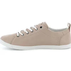 Baskets basses en Cuir Bel rose clair-Palladium New