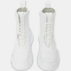 Baskets Boots Boccaccio II blanches-Rombaut Discount